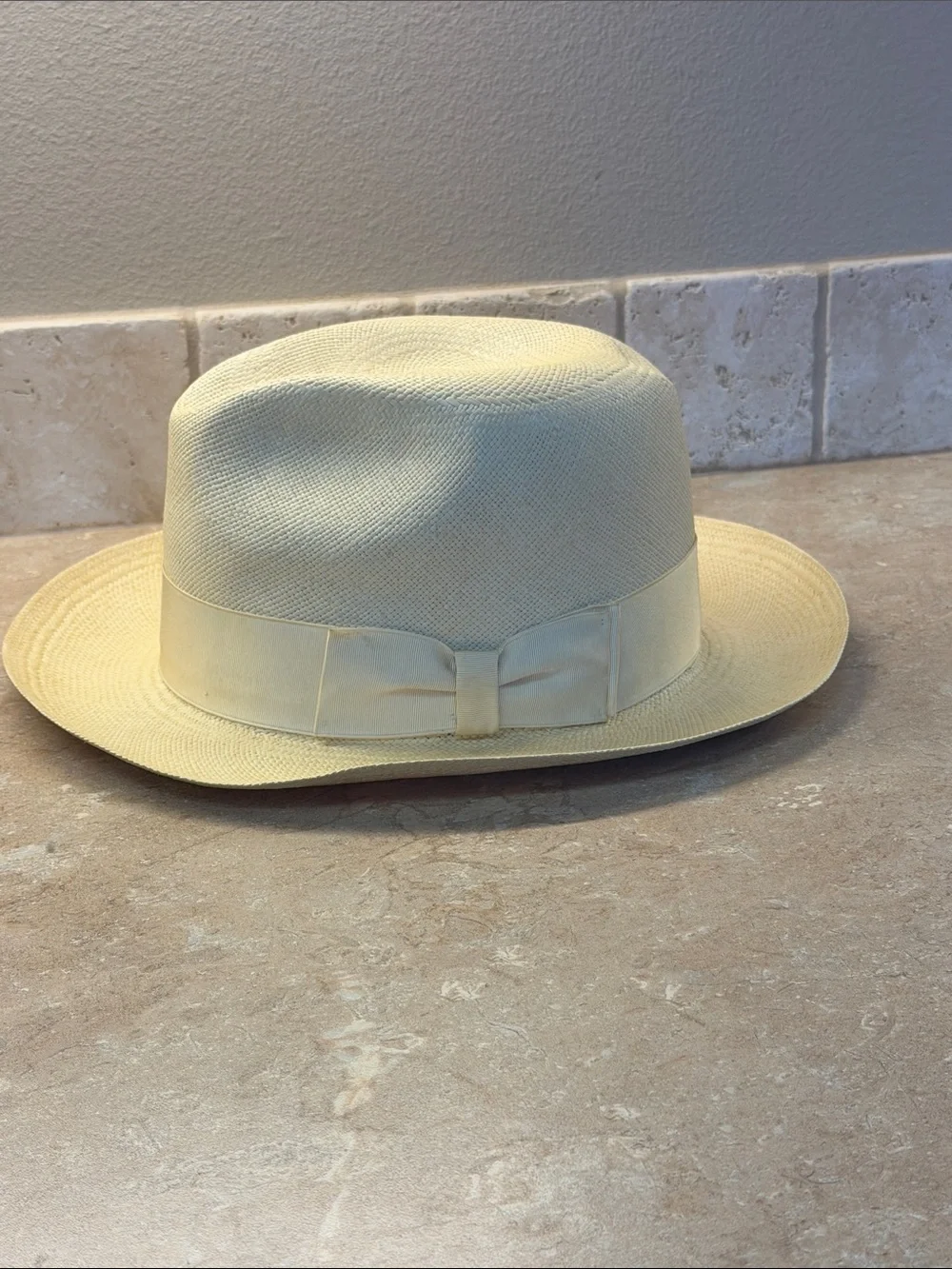 Stetson fedora Straw Hat size 7 5/8